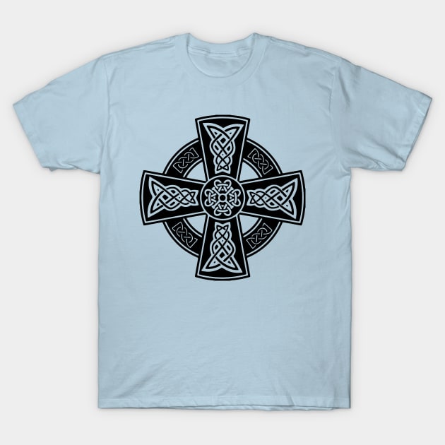 Celtic High Cross Decorative Knotwork 13 T-Shirt by taiche